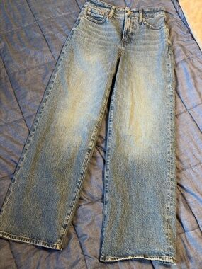 Madewell Vintage Wide Leg Light Wash Denim Jeans
